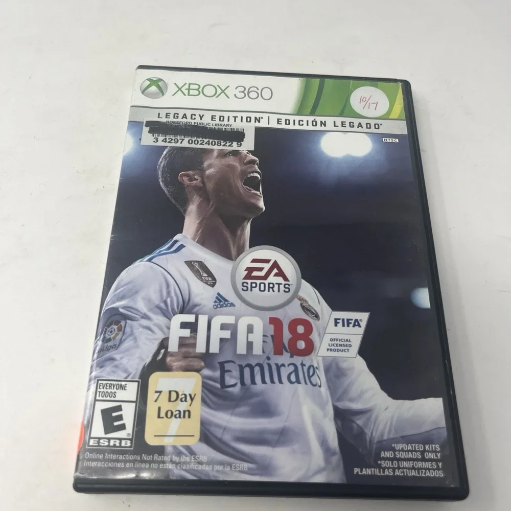 FIFA 18: Legacy Edition (Microsoft Xbox 360, 2017)